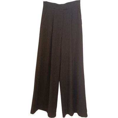 Dixie - Pantalone da donna colore nero palazzo vita alta  - Italianfashionglam
