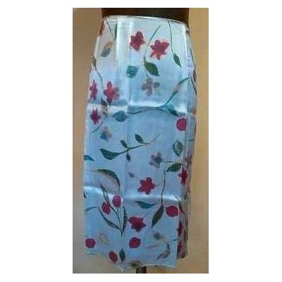 Atos Lombardini - Gonna in seta bianca fantasia floreale - Italianfashionglam