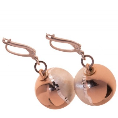 Orecchini chic da donna in argento pendenti rose gold - Italianfashionglam 2