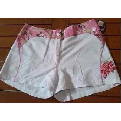 SHORTS-DONNA-TESSUTO-TECNICO-COLOR-BIANCO-ROSA-SEXI-TRENDY-FASHION-LOOK-SPORT-MARE-