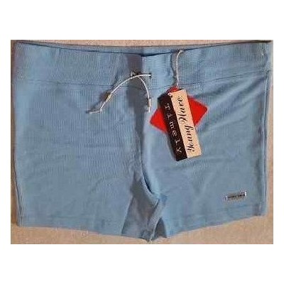 SHORTS-DONNA-COTONE-STRETCH-COLOR-AZZURRO-GLAMOUR-LOOK-SEXI-MODA-MARE-SPORT-TEMPO-LIBERO-