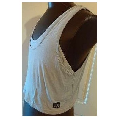 Free Pride - Top fashion in maglina di cotone colore grigio - Italianfashionglam