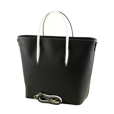 Borsa a mano chic donna in pelle primo fiore - Carolina