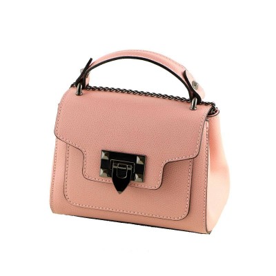 Borsa a mano glamour da donna in vera pelle - Stefy