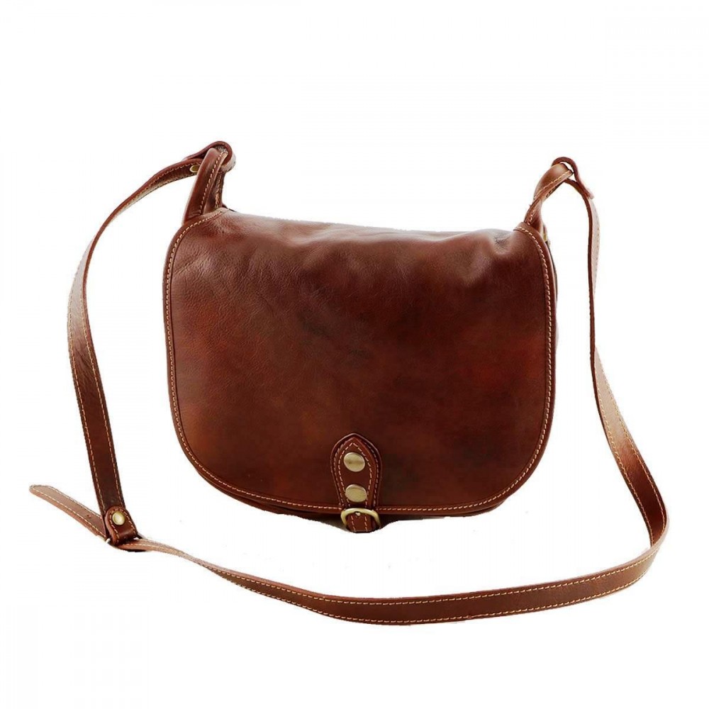 Fatima la borsa fashion tracolla da donna in vera pelle Colori Marrone Materiale Vera pelle Italiana 100 Lavorazione Artigianale fatta a mano Finitura Eccellente curata nei dettagli Metallo Dorato luc...